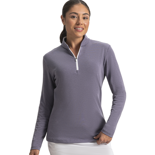 Quarter-Zip Blade Collar Mid-Layer Women