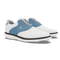 White / Light Blue / Silver Fish Print