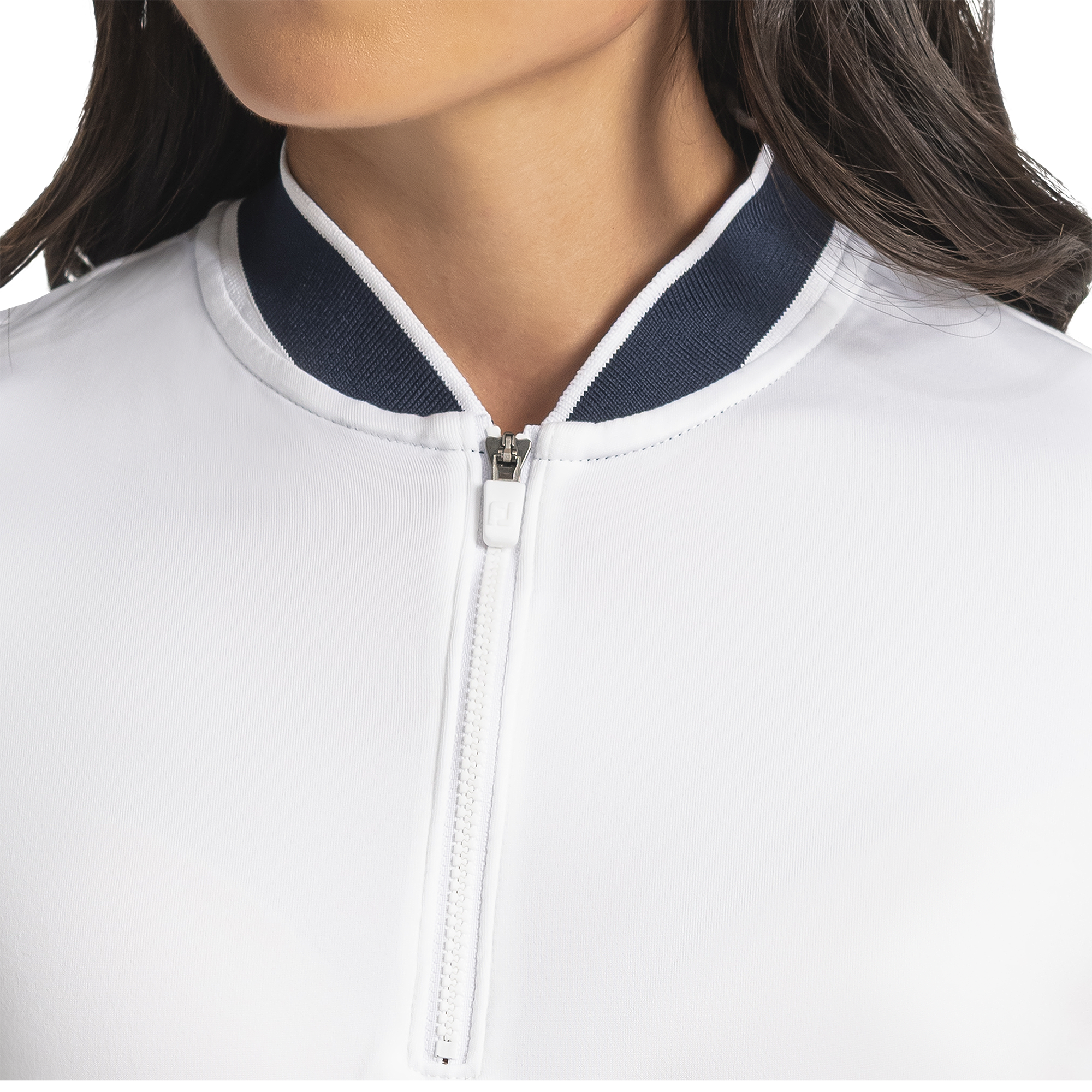 Blade Collar Zip Polo Women