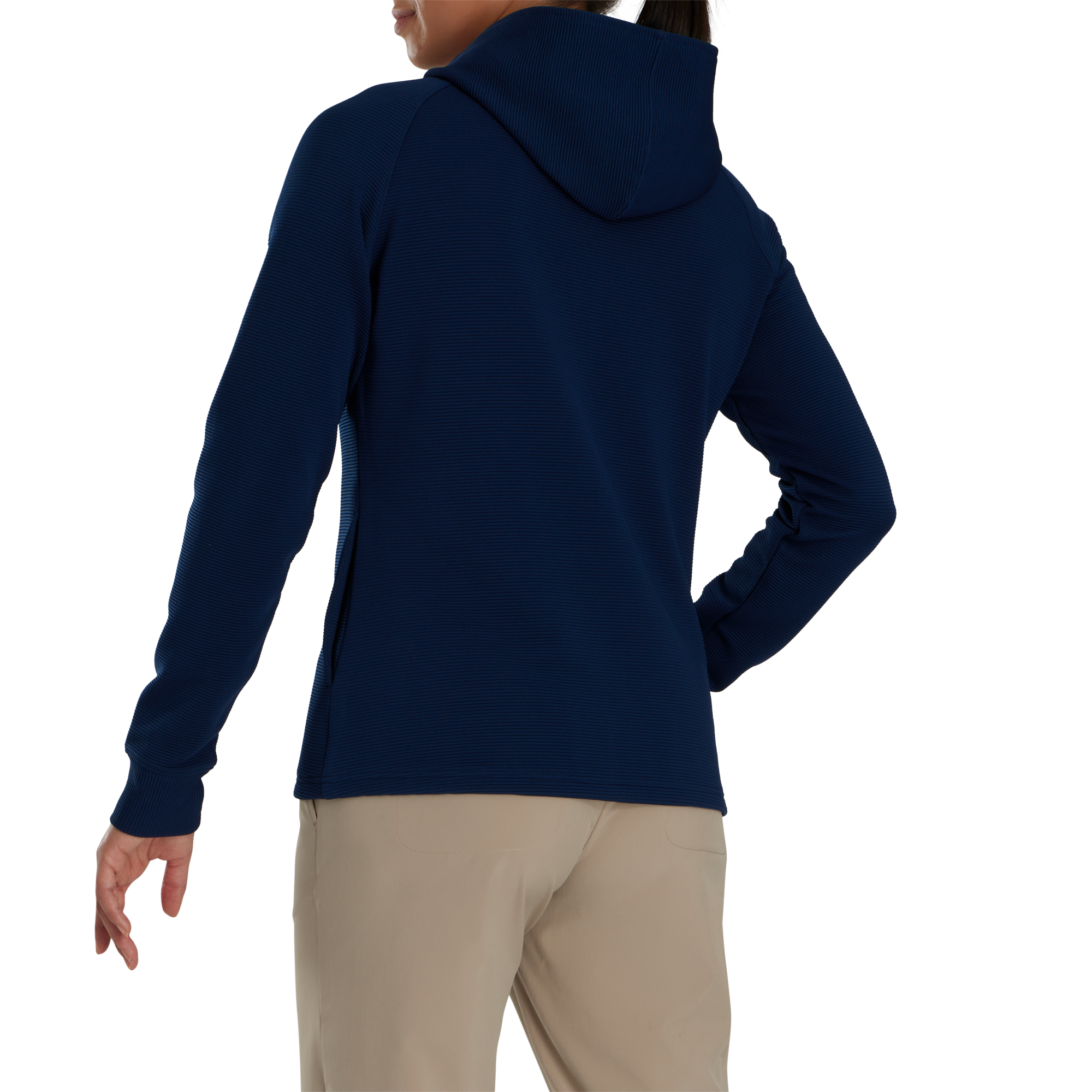 Full-Zip Ottoman Hoodie Women