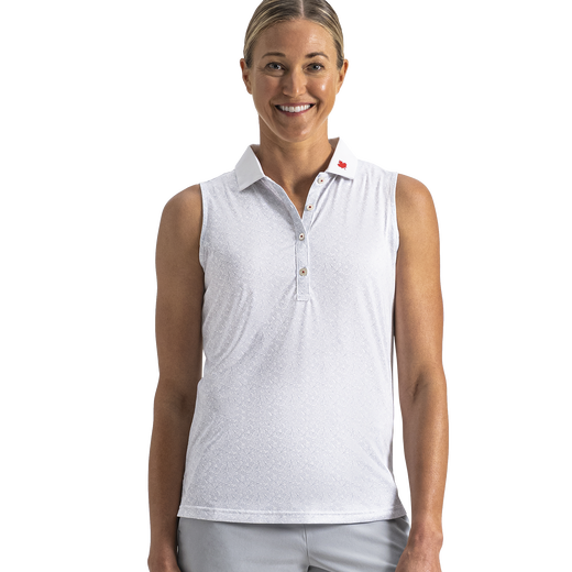 Canada Leaf Print Sleeveless Lisle Women