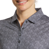 Stretch Lisle Speckle Short Sleeve Print Shirt