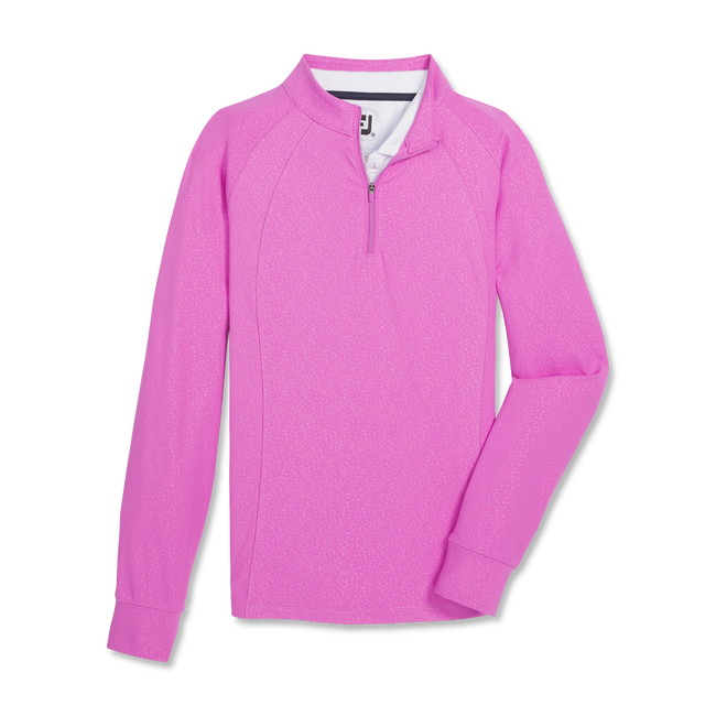 Embossed Quarter-Zip Women