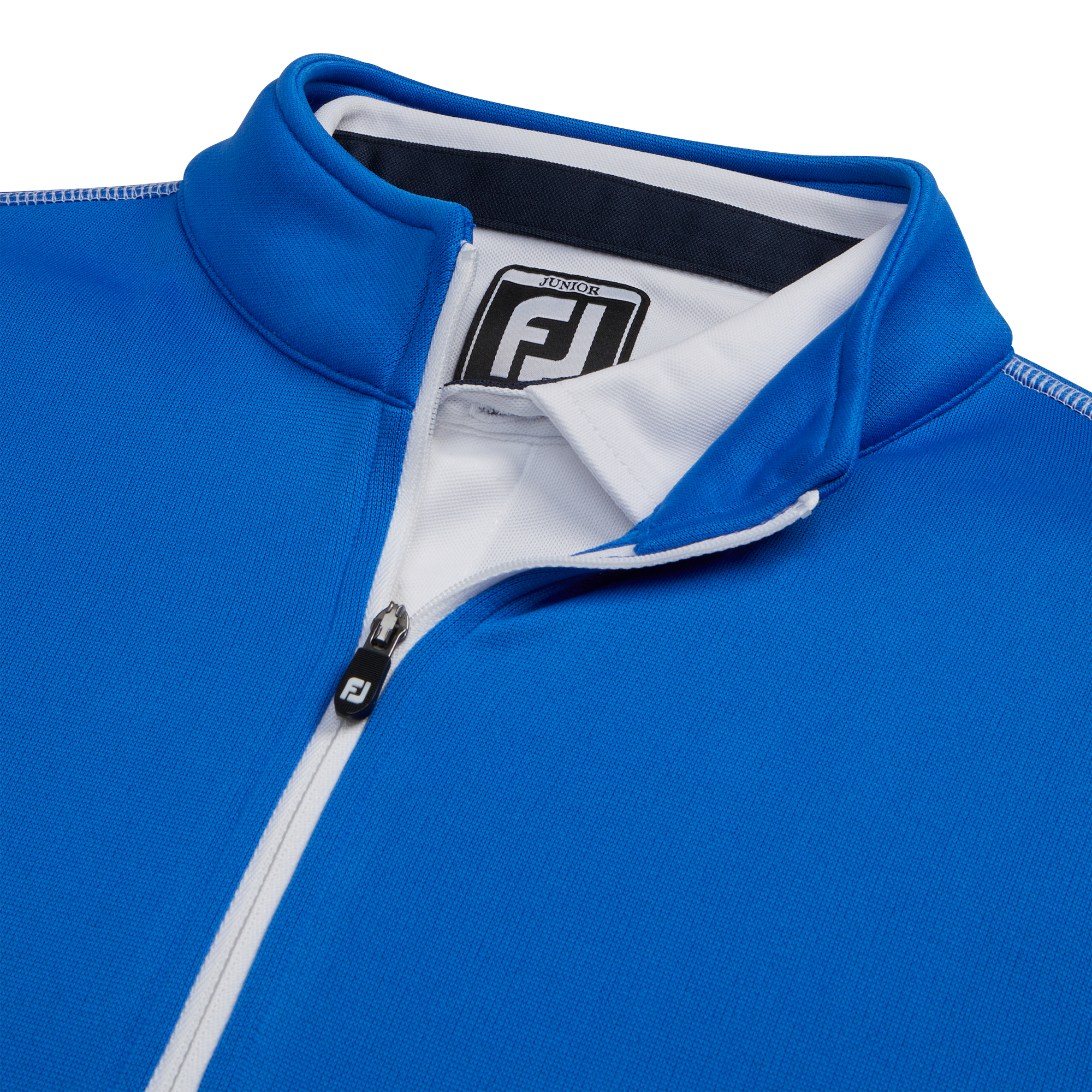 Half-Zip Contrast Stitch Mid-Layer Junior