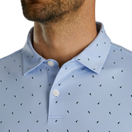 Paisley Print Lisle Self Collar