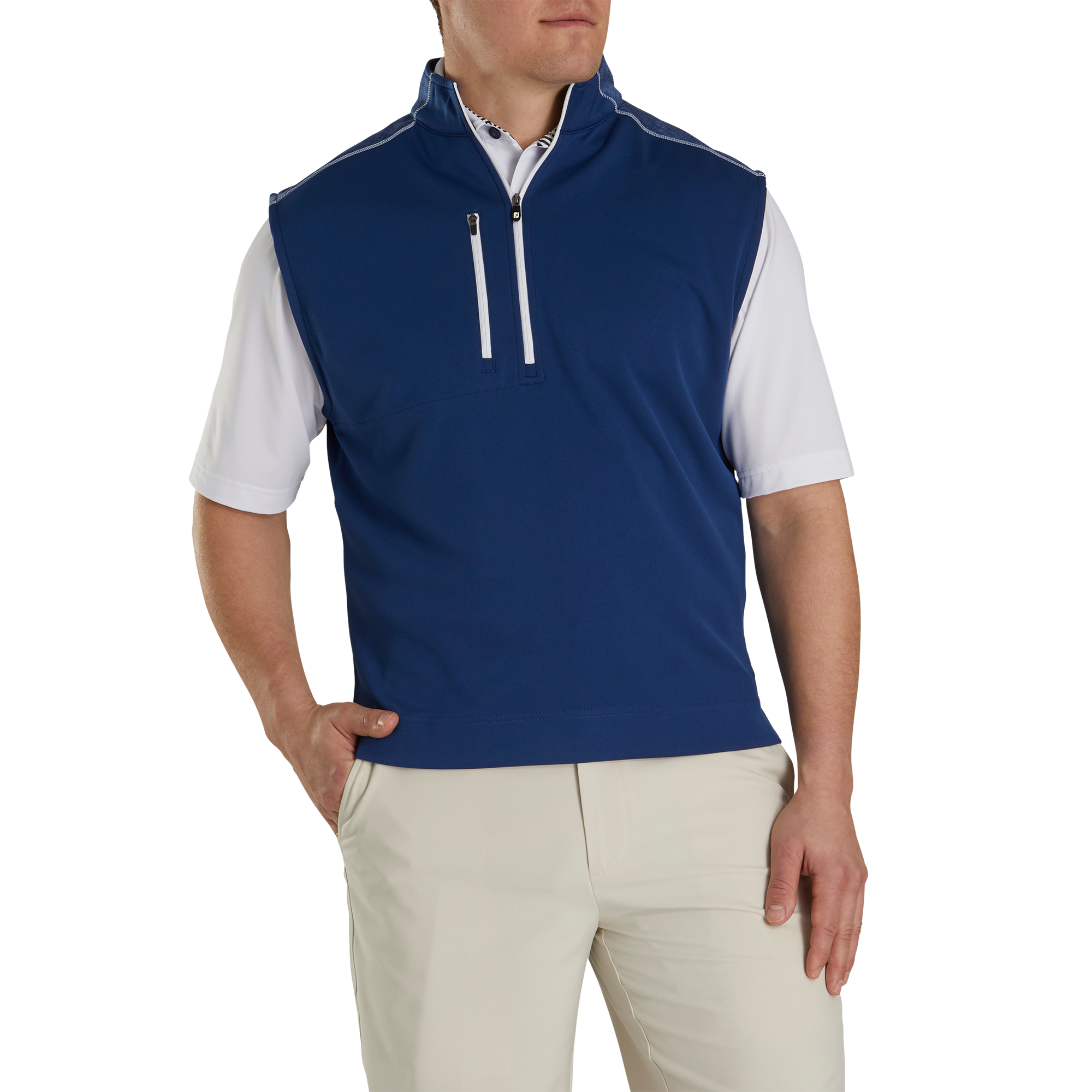 HalfZip Heather Blocked Vest FootJoy Canada
