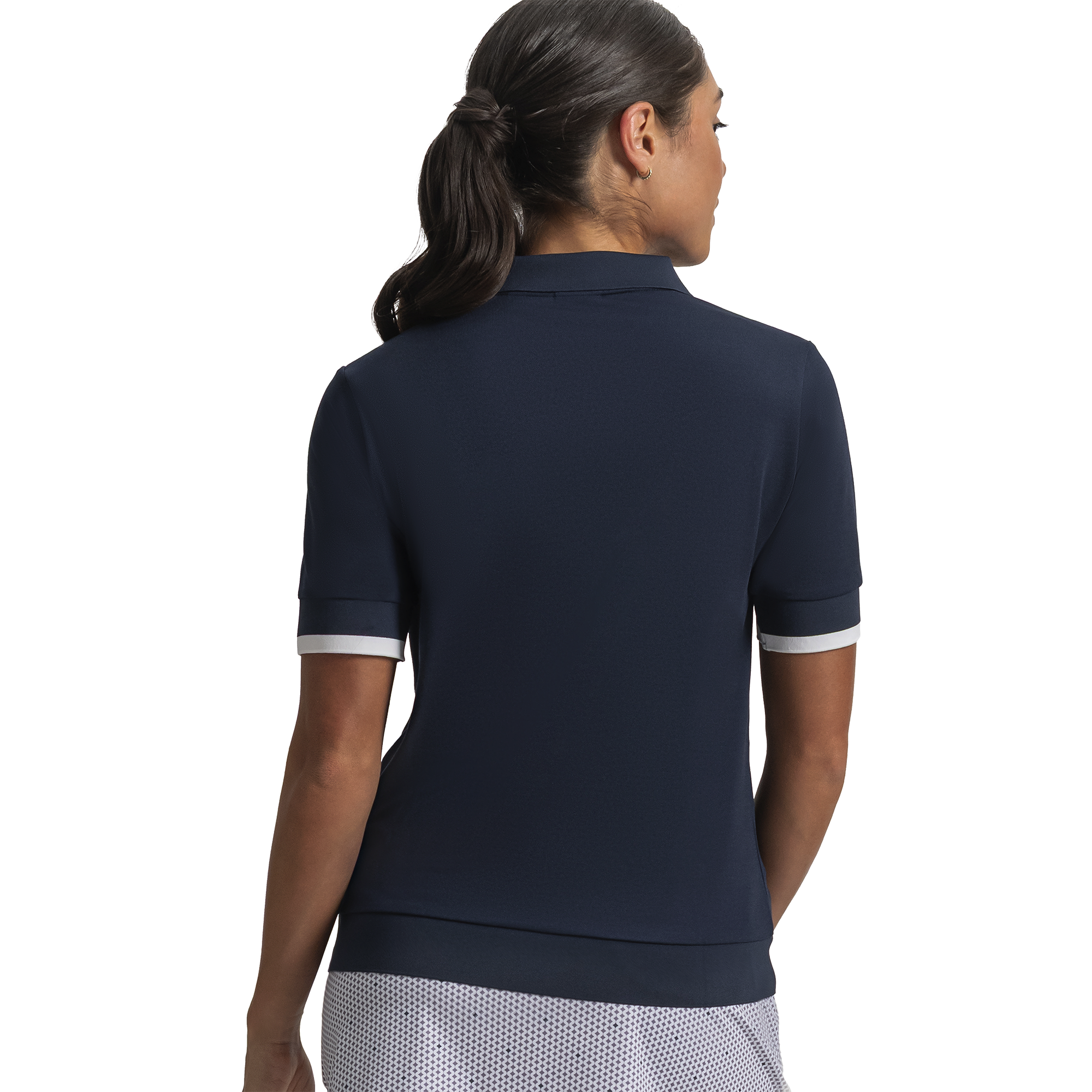 Texture Knit Polo Women