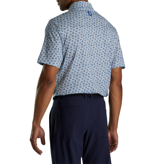 Lisle Sketched Print Self Collar