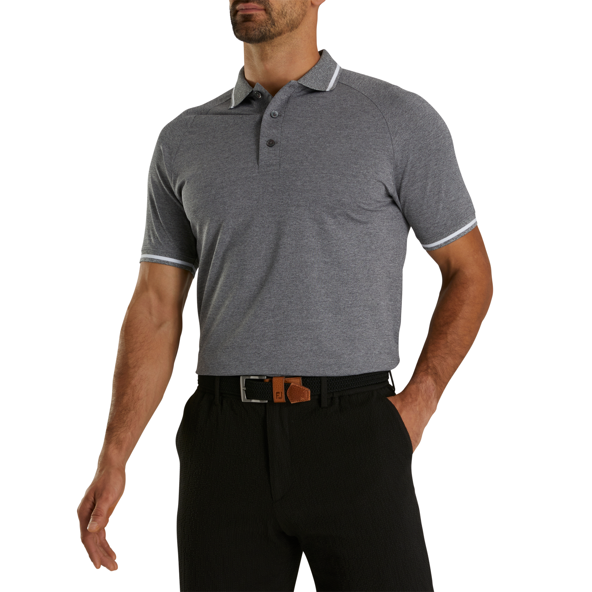 Raglan Knit Pique Polo