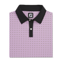 Lisle Circle Print Self Collar