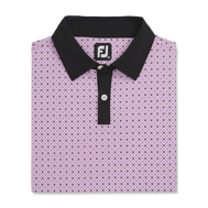 Lisle Circle Print Self Collar