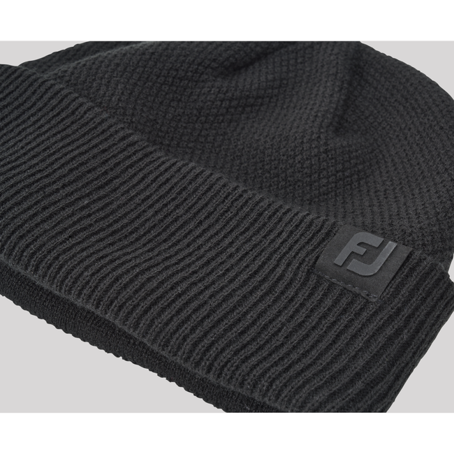 Black Ice Cuffed Beanie
