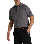 Stretch Pique Chalkstripe Self Collar