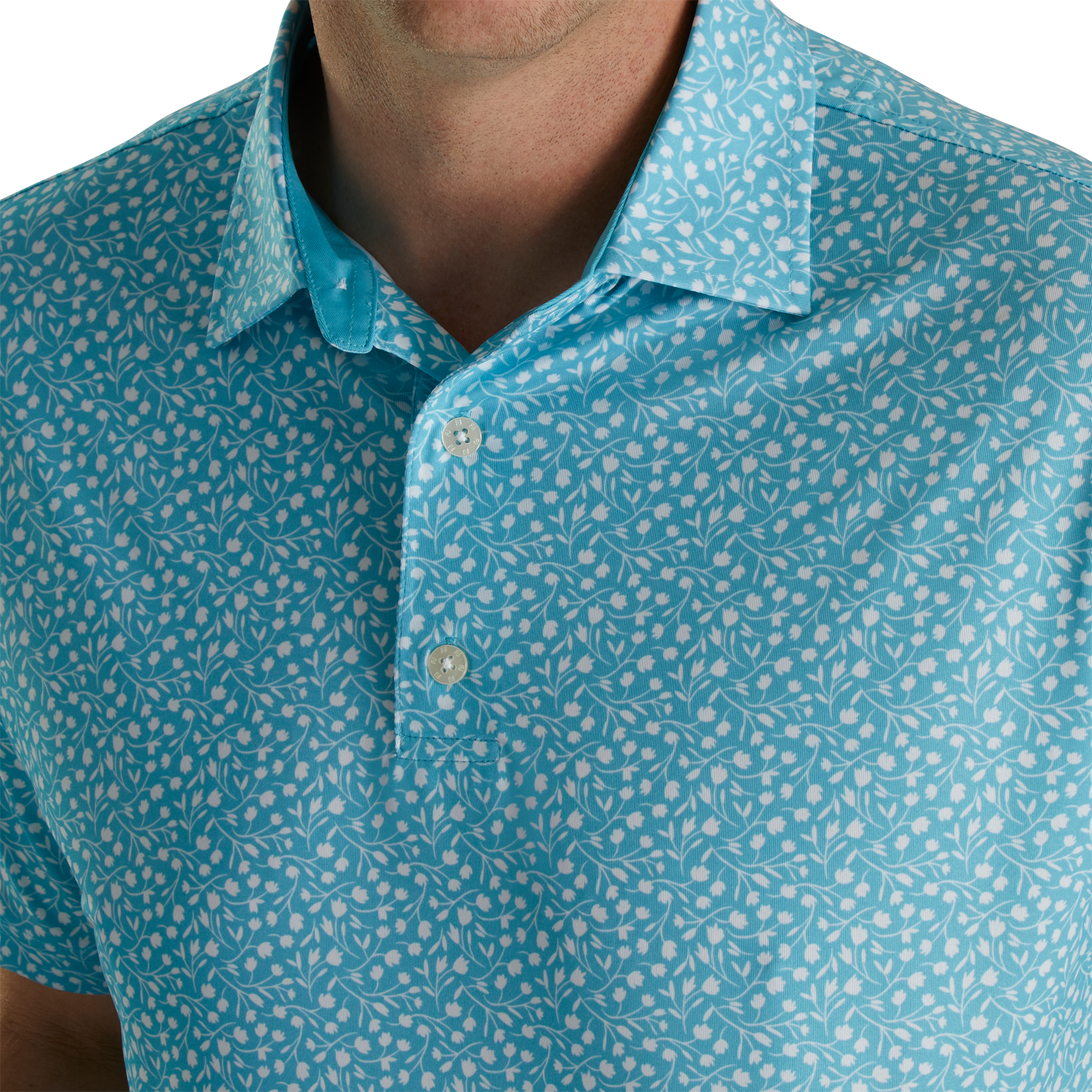 Lisle Tossed Tulips Self Collar