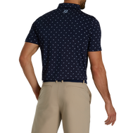 Paisley Print Lisle Self Collar