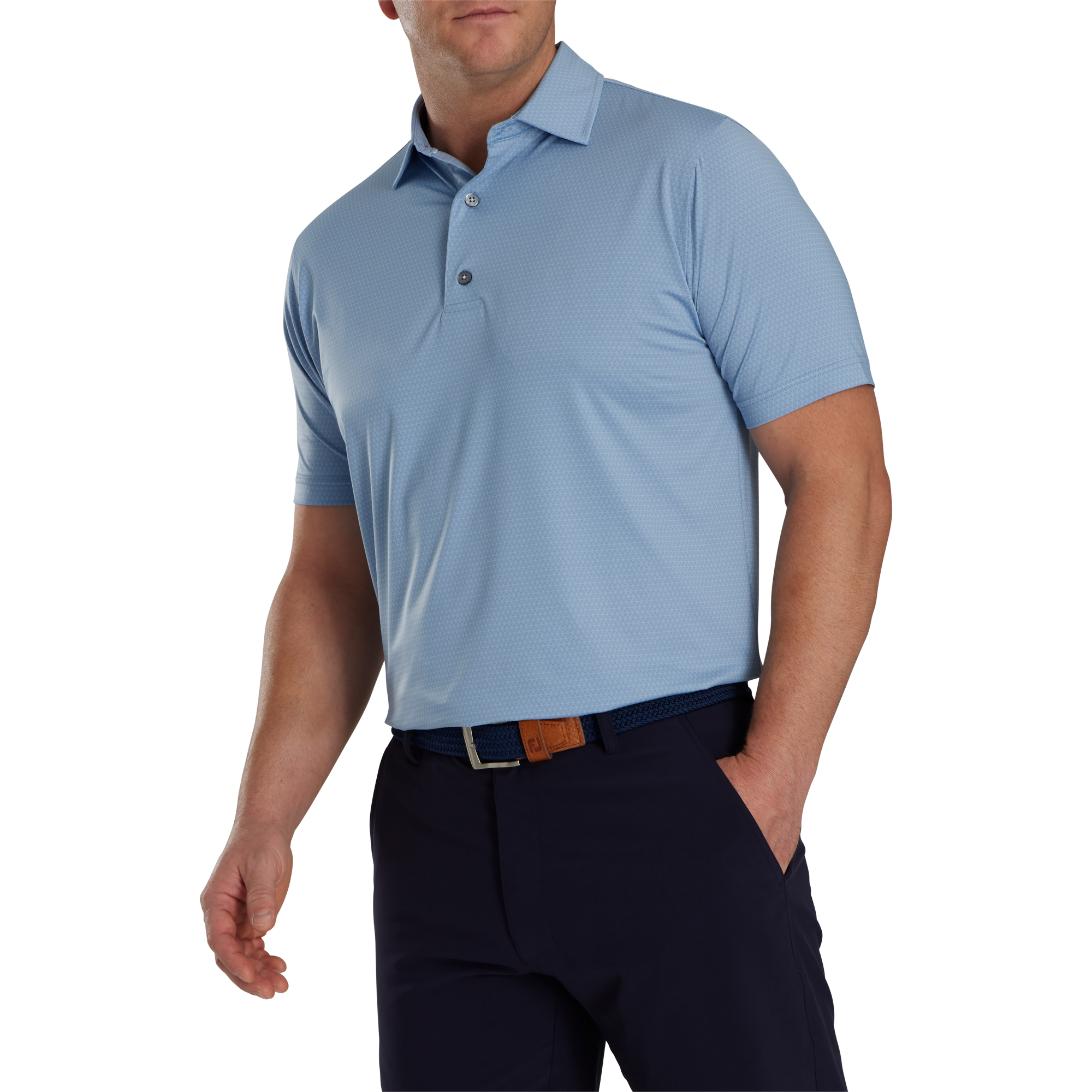 Tonal Triangle Print Lisle