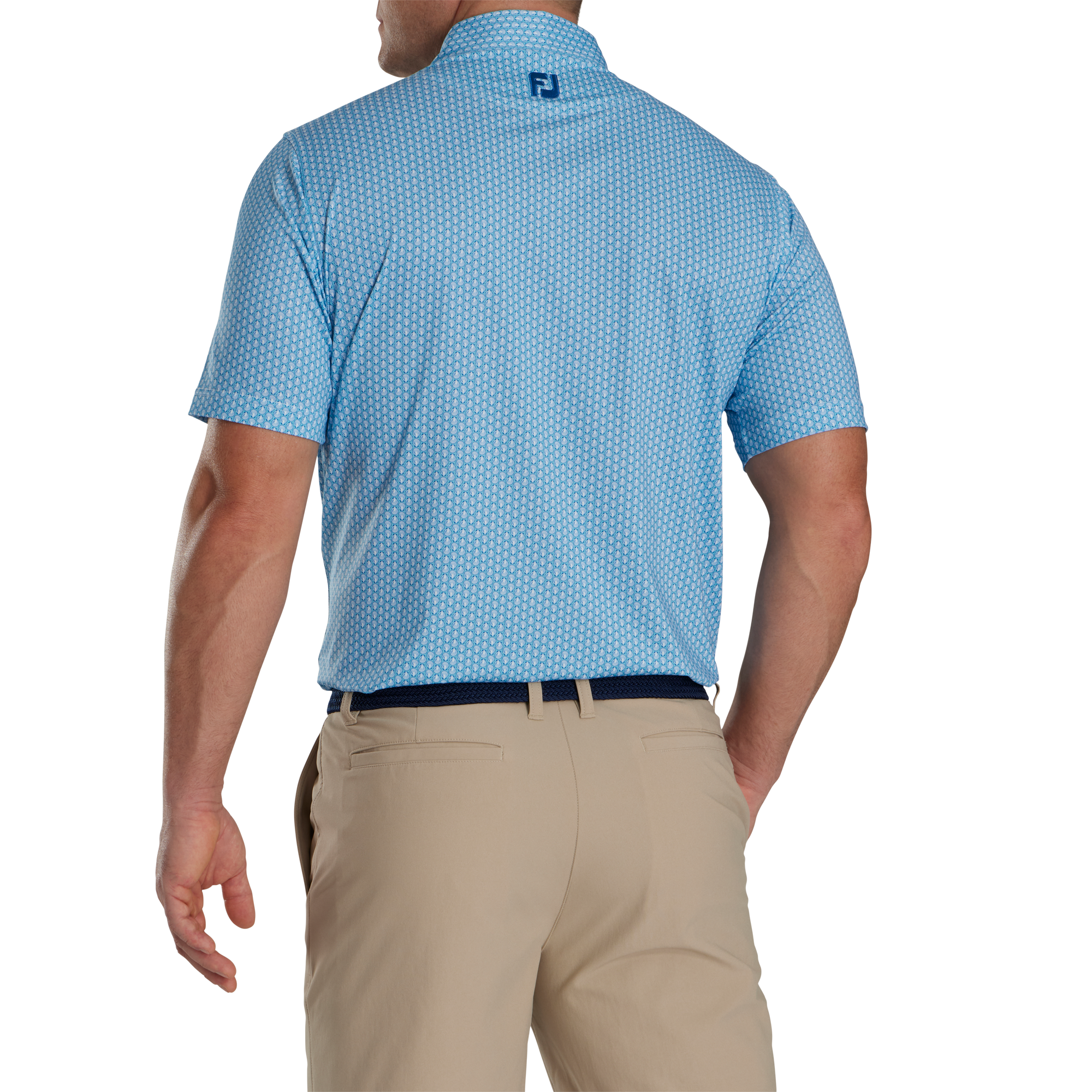 Scallop Shell Foulard Lisle Self Collar