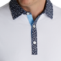 Pique Tulip Trim Stretch Lisle Collar