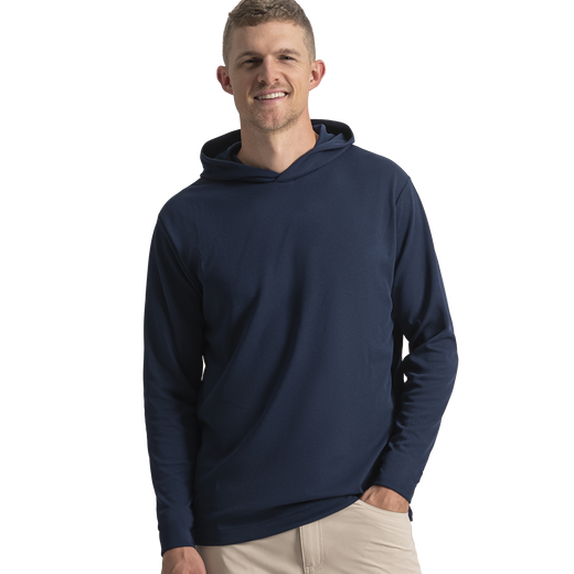 Textured Jacquard Hoodie-Previous Season Style