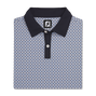 Lisle Circle Print Self Collar