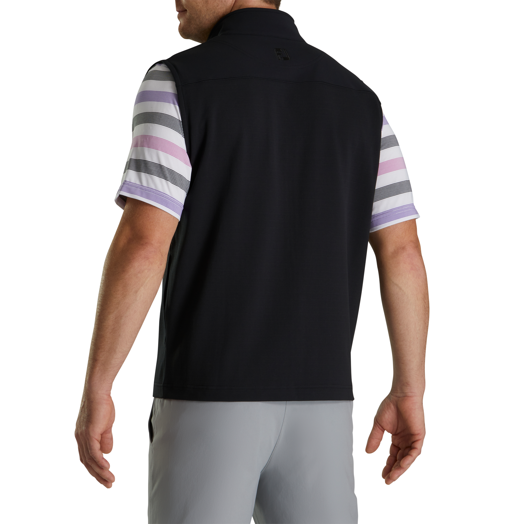 Ottoman Knit Full-Zip Vest