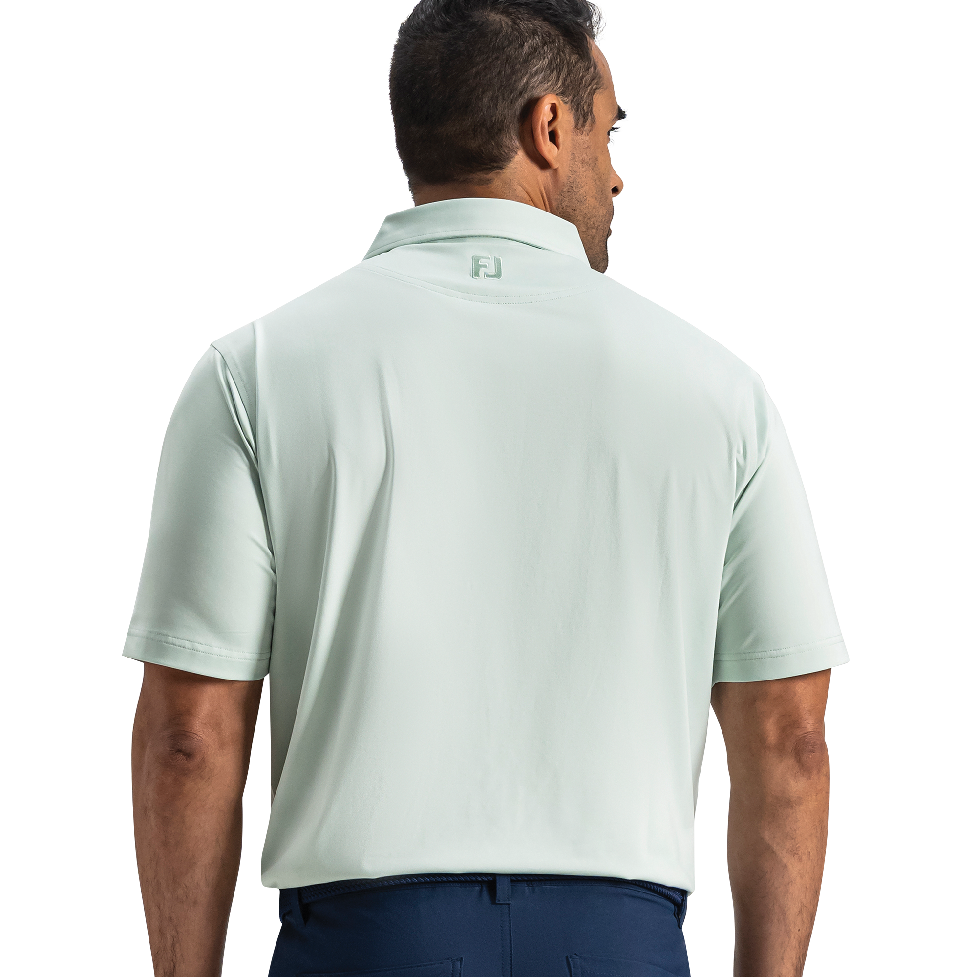 Solid Lisle Set On Placket