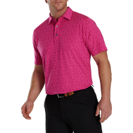 Painted Floral Lisle Self Collar