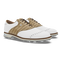 White / Desert Taupe Croc Print